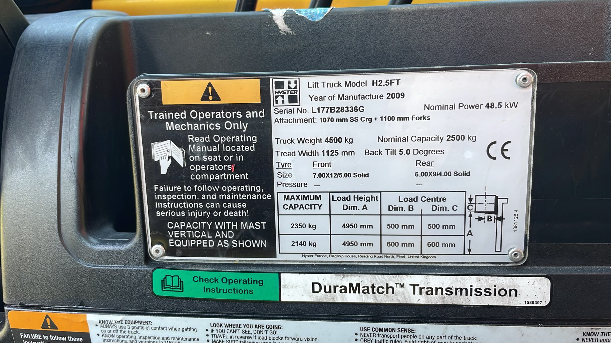 Hyster H2.5FT forklift - Image 16